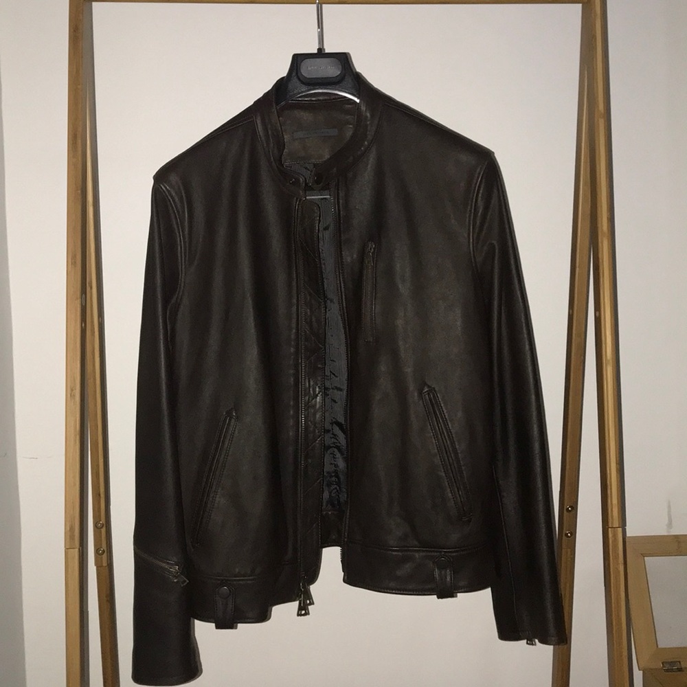 John Varvatos size 48 jacket Moto Cafe Jacket